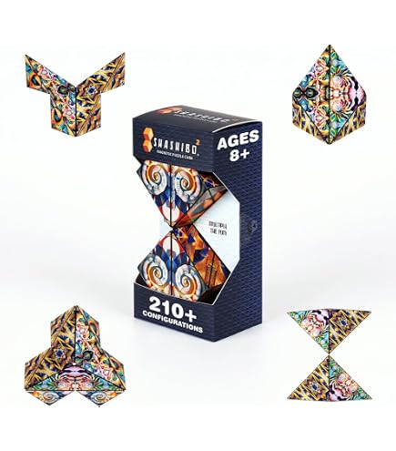 Amazon | Shashibo(シャシボウ) ICOSA XL 磁気パズルおもちゃ ストレス